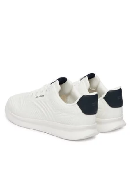 Laisvalaikio batai Tommy Hilfiger Lightweight Runner Mix Écru
