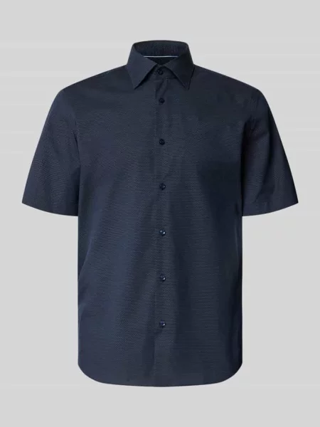 Koszula biznesowa z mieszanki bawełny w kroju regular fit model KENT SH Boss