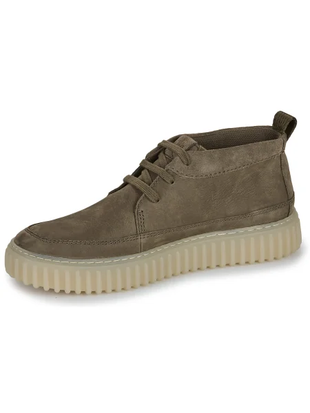 Šnurovacie tenisky Clarks khaki