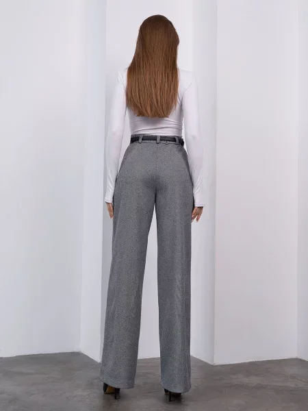 Вовняні Штани повсякденні ISSA Plus сірий