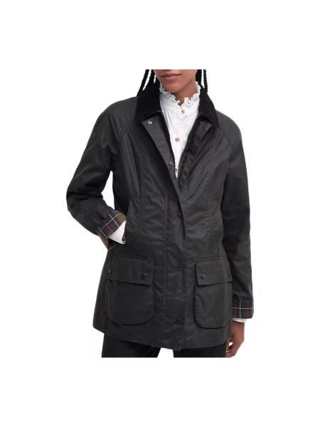 Barbour bunda Barbour Classic Beadnell Wax Jacket zelená