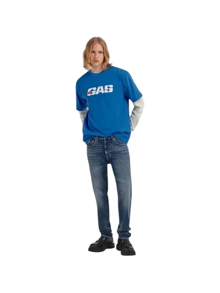 Jeansy Gas niebieskie
