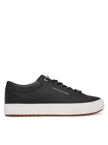 Tommy Hilfiger Сникърси Harlem Lth Vulc Cleat Winter черен