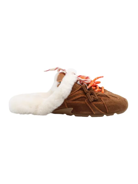Nokwol kapcie zamszowe Atlas Mule Tan Suede brązowe