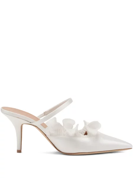 Mules Malone Souliers bílé