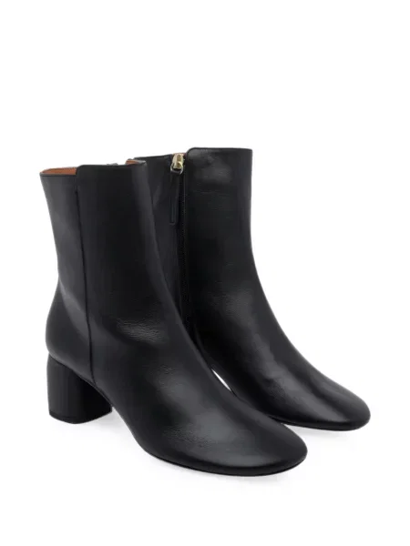 Botine ángel Alarcón din piele negru