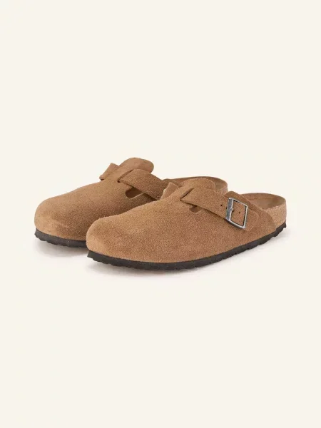 Birkenstock Pantofle Boston hnědá