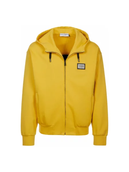 Bluza rozpinana Dolce And Gabbana żółta