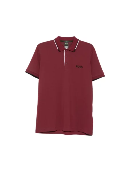 Koszulka polo Boss czerwona