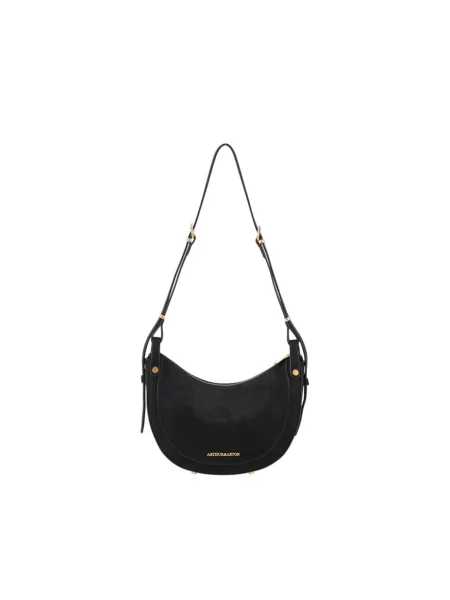 Arthur & Aston Geantă de umăr Arthur & Aston Sac Bandoulière Femme Noir' negru