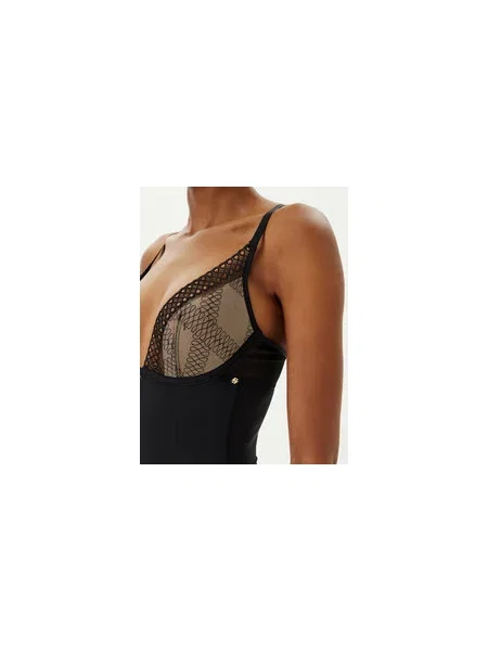 BOSS Body Eyelet fekete