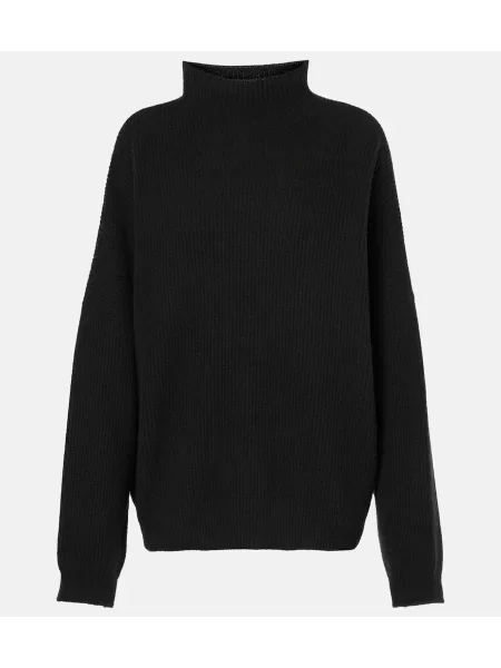 Pulover Fforme din cașmir negru