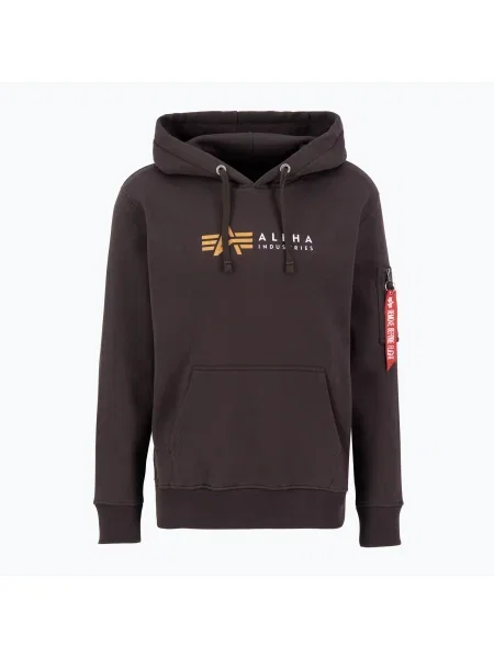 Férfi Alpha Industries Alpha Label hunter melegítőfelső. Méret: XL barna