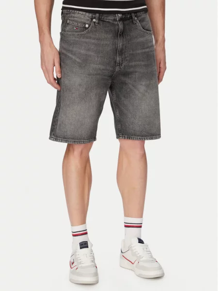 Džínové šortky Tommy Jeans černé