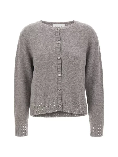 Stras cardigan Kaos de lână gri