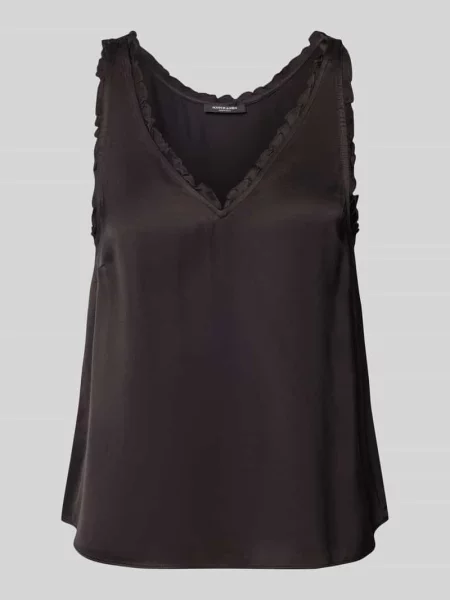 Bluzka Scotch & Soda z dekoltem w serek czarna