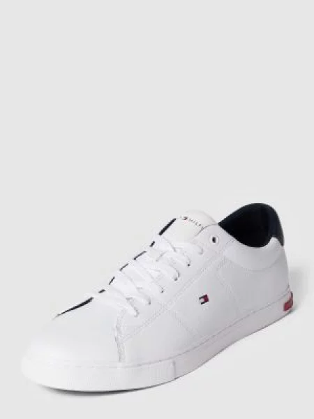 Sneakersy z detalami z logo Tommy Hilfiger białe