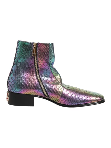 Krótkie botki Dolce And Gabbana skórzane