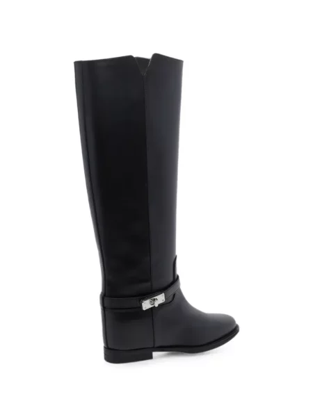 Botine Via Roma 15 din piele negru