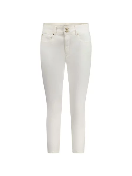 Skinny jeansy skinny Guess białe