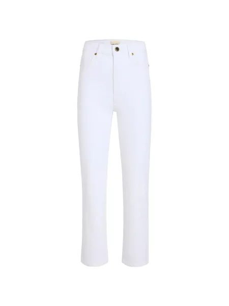 Blugi Khaite stretch alb