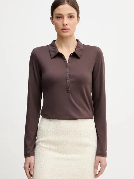 United Colors of Benetton longsleeve brązowy