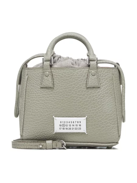 Torebka Maison Margiela skórzana szara