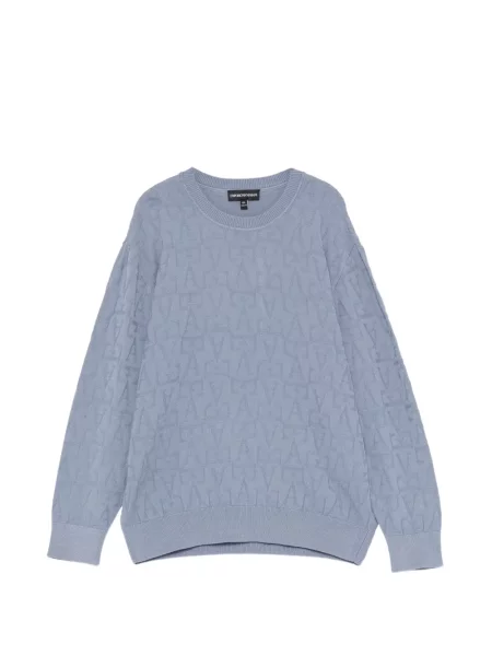 Sweter dziecięcy Emporio Armani niebieski