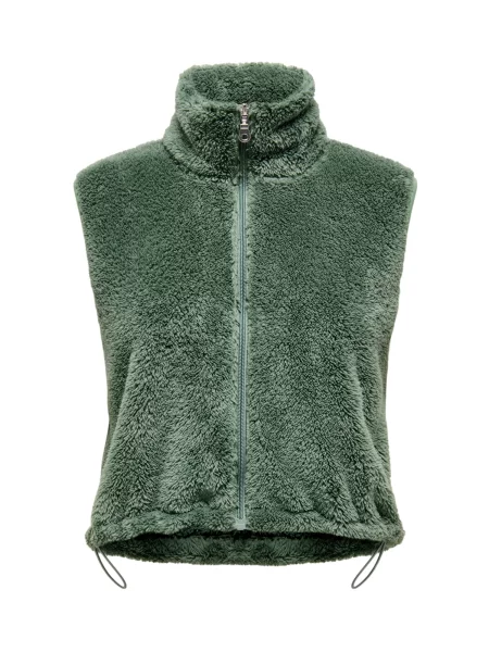 ONLY PLAY Vestă Cas-Fluf' verde
