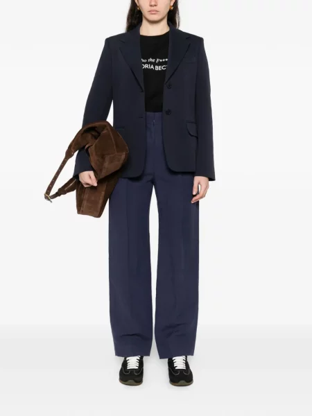 Pantaloni Blazé Milano plisate albastru