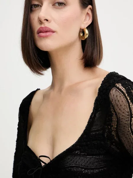 Блузка Charo Ruiz Ibiza однотонна чорний