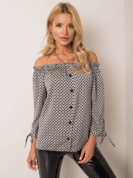 Bluză Fashionhunters alb