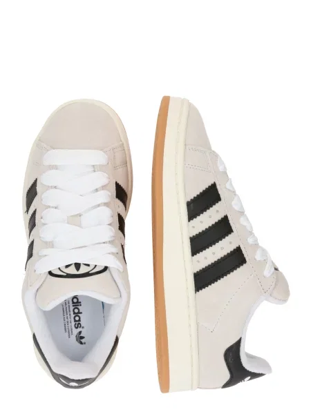 ADIDAS ORIGINALS Nízke tenisky Campus čierna / prírodná biela béžová