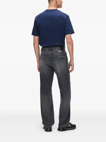 Blugi Karl Lagerfeld Jeans gri