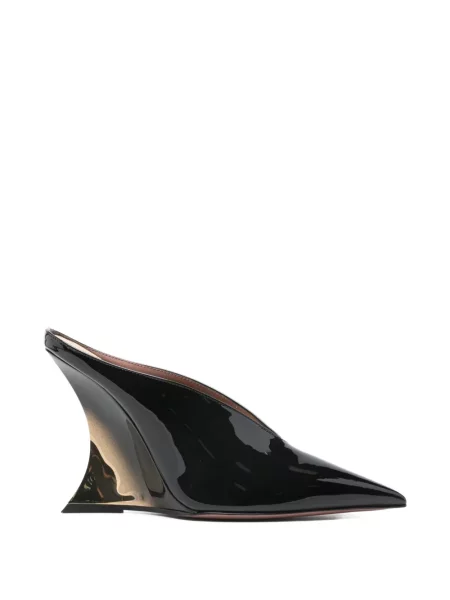Papuci tip mules Paris Texas negru
