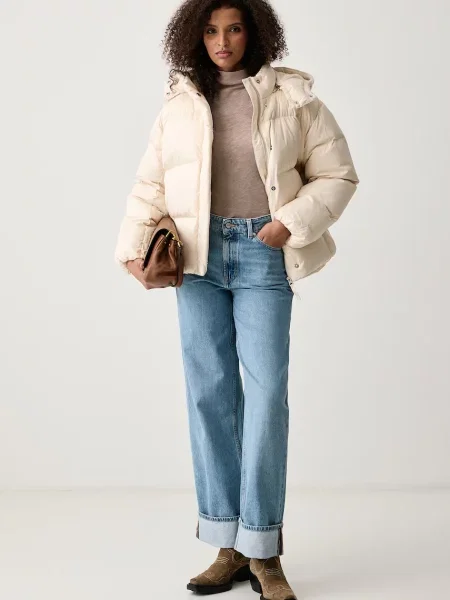 Levi's péřová bunda TATE BUBBLE béžová