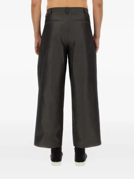 Pantaloni de bumbac Aie gri