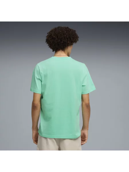 PUMA koszulka Essentials z małym logo No. 1 Odzież S zielony