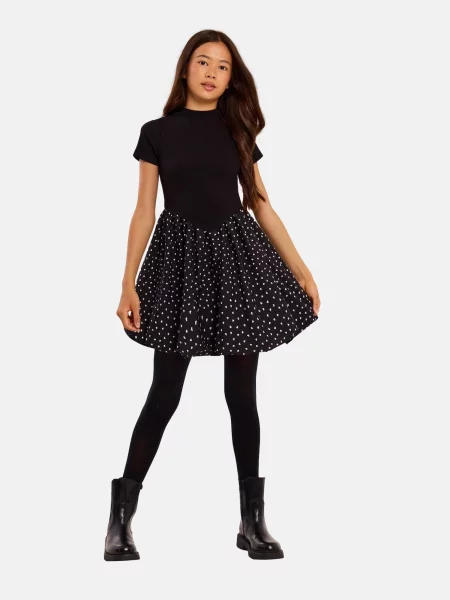 Lipsy Rochie negru alb