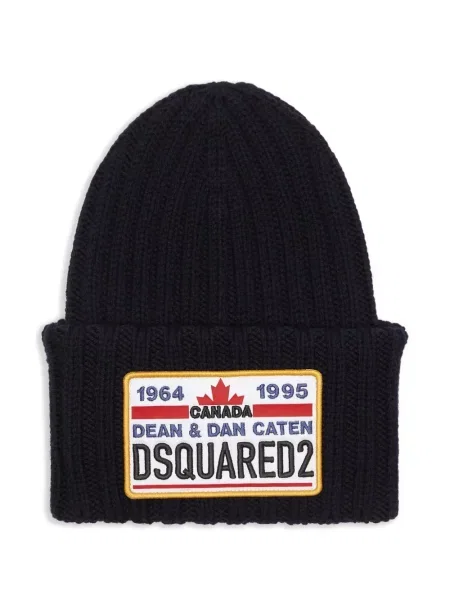 Căciulă Dsquared2 tricotate negru