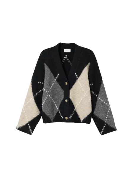 Noella Kardigan N-Laiana Knit Cardigan marine modrá