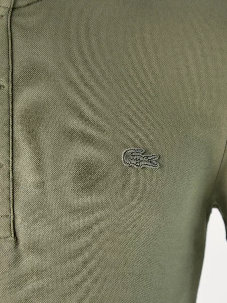 Поло Lacoste зеленое