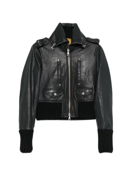 Geanta de piele Dsquared2 negru