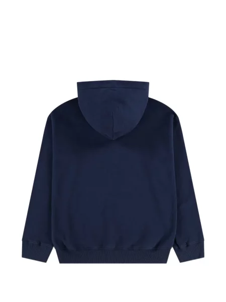 Bluza z kapturem dziecięca Abercrombie Fitch niebieska