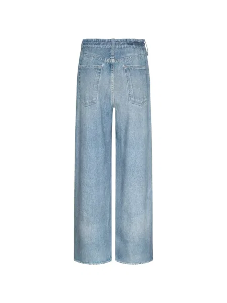 Blugi cu picior larg Rag & Bone cu cordon albastru