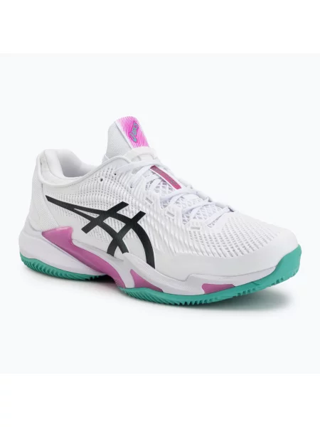Încălțăminte de tenis pentru bărbați ASICS Court FF 3 Clay white/digital sakura alb