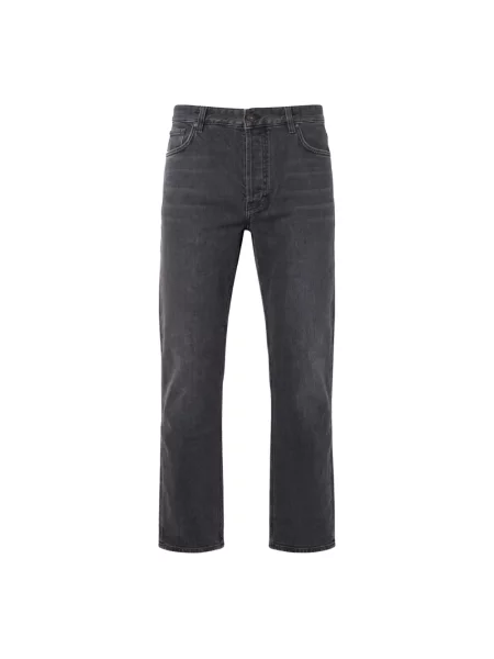 Jeansy straight leg Emporio Armani szare