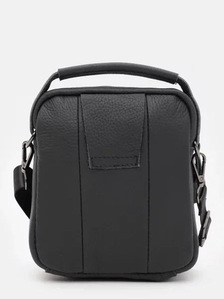 Borsa Leather Мессенджер Шкіра чорний