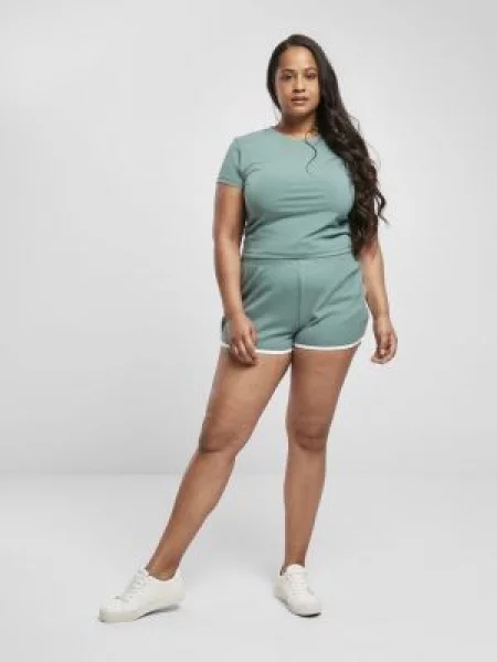 Pantaloni Urban Classics retro alb