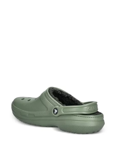Papuci de casă Crocs cu perforații verde